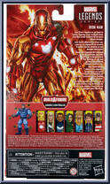 Iron Man (Model 70) from Marvel Legends - Infinite Series - Controller Series manufactured by Hasbro [Back]