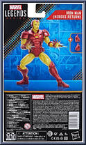 Iron Man (Heroes Return) from Marvel Legends - Infinite Series - Totally Awesome Hulk Series manufactured by Hasbro [Back]