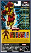 Iron Man (Modular) from Marvel Legends - Infinite Series - Ursa Major Series manufactured by Hasbro [Back]