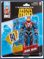Iron Man (Ultimate Iron Man) from Marvel Legends - Infinite Series - Comic Accessories manufactured by Hasbro [Front]
