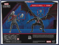 King in Black (Knull / Venom) from Marvel Legends - Infinite Series - Exclusives manufactured by Hasbro [Back]