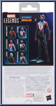 Miles Morales (Boricua Suit) (Gamerverse) from Marvel Legends - Infinite Series - Spider-Man 2 manufactured by Hasbro [Back]