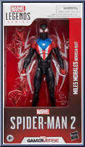 Miles Morales (Boricua Suit) (Gamerverse) from Marvel Legends - Infinite Series - Spider-Man 2 manufactured by Hasbro [Front]
