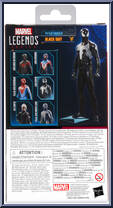 Peter Parker (Black Suit) (Gamerverse) from Marvel Legends - Infinite Series - Spider-Man 2 manufactured by Hasbro [Back]