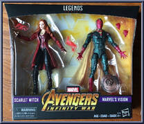 Scarlet Witch / Vision from Marvel Legends - Infinite Series - Exclusives manufactured by Hasbro [Front]