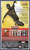 Spider-Man (Black & Gold Suit) from Marvel Legends - Infinite Series - Armadillo Series manufactured by Hasbro [Back]