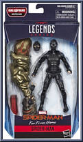 Spider-Man (Stealth Suit) from Marvel Legends - Infinite Series - Molten Man Series manufactured by Hasbro [Front]