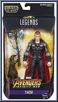 Thor (Avengers; Infinity War) from Marvel Legends - Infinite Series - Cull Obsidian Series manufactured by Hasbro [Front]