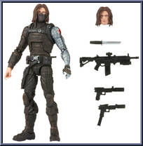 Winter Soldier (Flashback) from Marvel Legends - Infinite Series - Exclusives manufactured by Hasbro [Loose]