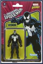 Venom from Marvel Legends - Retro - Basic Series manufactured by Hasbro [Front]