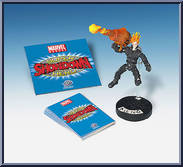 Ghost Rider from Marvel Legends Showdown - Battle Booster Packs - Series 1 manufactured by Toy Biz [Loose]