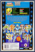 Iron Fist from Marvel Legends - Series 12 - Apocalypse Series manufactured by Toy Biz [Back]