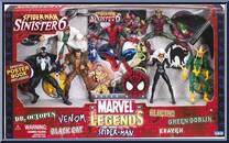 Spider-Man vs The Sinister 6 from Marvel Legends - Box Sets manufactured by Toy Biz [Front]