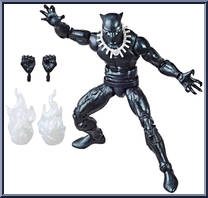 Black Panther from Marvel Legends - Vintage - Super Heroes manufactured by Hasbro [Loose]