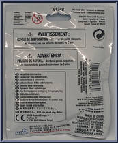 Captain America from Marvel - Blind - Series 2 manufactured by Mega Bloks [Back]