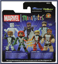 Bobby Drake / Sentinel from Marvel Minimates - Wave 59 - All New X-Men manufactured by Diamond Select [Back]