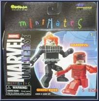 Daredevil (Marvel Knights) / Ghost Rider (Marvel Knights) from Marvel Minimates - Target 2-Packs manufactured by Diamond Select [Front]