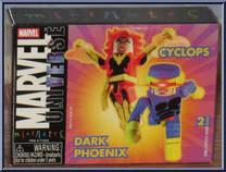 Dark Phoenix / Cyclops from Marvel Minimates - Exclusives manufactured by Diamond Select [Front]