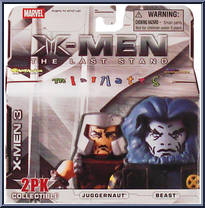 Juggernaut / Beast from Marvel Minimates - Wave 14 - X-Men: The Last Stand manufactured by Diamond Select [Front]
