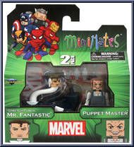 Stretch Punch Mr. Fantastic / Puppet Master from Marvel Minimates - Wave 48 - Fantastic Four manufactured by Diamond Select [Front]