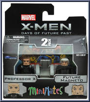 Professor X / Future Magneto from Marvel Minimates - Wave 58 - X-Men Days of Future Past Movie manufactured by Diamond Select [Front]