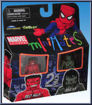 Red Hulk / Ska'ar from Marvel Minimates - Wave 25 manufactured by Diamond Select [Front]