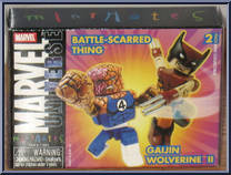 Thing (Battle-Scarred) / Gaijin Wolverine II from Marvel Minimates - Wave  8 manufactured by Diamond Select [Front]