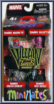 Villain Zombies Box Set (ComicFest) from Marvel Minimates - Exclusives manufactured by Diamond Select [Front]