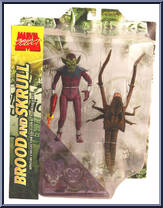 Brood and Skrull from Marvel Select - Basic Series manufactured by Diamond Select [Front]