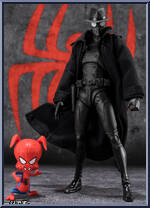 Spider-Man NOIR & Spider-Ham from Marvel - S.H. Figuarts - Spider-Man: Across the Spider-Verse manufactured by Bandai [Loose]