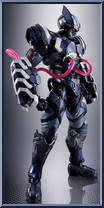 Venomized Wolverine from Marvel - S.H. Figuarts - Tech-On Avengers manufactured by Bandai [Loose]