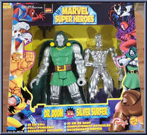 Dr. Doom / Silver Surfer from Marvel - Super Heroes - 10" 2-Packs manufactured by Toy Biz [Front]