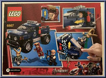 Loki's Cosmic Cube Escape from Marvel Super Heroes - Playsets manufactured by Lego [Back]