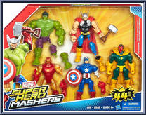 Avengers 5-Pack. Hulk, Thor, Iron Man, Captain America, Marvel's Vision Action Figure