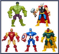 Avengers 5-Pack. Hulk, Iron Man, Captain America, Ultron, Marvel's Vision Action Figure