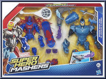 Spider-Man 2099 vs. Marvel's Rhino Action Figure