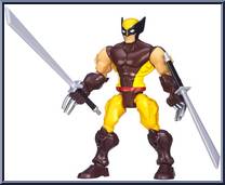Wolverine (Masked) from Marvel Super Hero Mashers - Basic Series manufactured by Hasbro [Loose]