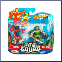 Reptil & Dr. Doom from Marvel Super Hero Squad - Series 19 manufactured by Hasbro [Front]