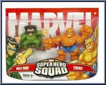 The Thing & Mole Man from Marvel Super Hero Squad - Series  4 manufactured by Hasbro [Front]