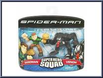 Venom & Sandman from Marvel Super Hero Squad - Spider-Man Series 5 manufactured by Hasbro [Front]