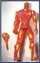 Human Torch from Marvel Universe - Marvels manufactured by Toy Biz [Loose]