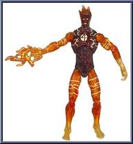 Human Torch (Flamed On) from Marvel Universe - Fury Files - Wave  1 manufactured by Hasbro [Loose]