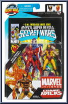 Human Torch / Wolverine from Marvel Universe - Fury Files - Comic Packs - Secret Wars manufactured by Hasbro [Front]