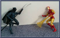 Iron Man vs Black Panther Action Figure