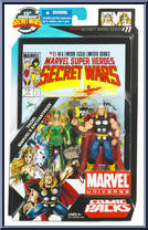 Thor / Enchantress from Marvel Universe - Fury Files - Comic Packs - Secret Wars manufactured by Hasbro [Front]