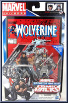 Wolverine / Silver Samurai from Marvel Universe - Fury Files - Comic Packs - Greatest Battles manufactured by Hasbro [Front]