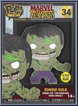 Zombie Hulk (Glows in the Dark) from Marvel Zombies - Pop! Pins manufactured by Funko [Front]