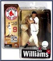 Ted Williams (White Jersey) from McFarlane's Sports Picks - Cooperstown - Series 4 manufactured by McFarlane [Front]