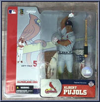 Albert Pujols (Gray Uniform) from McFarlane's Sports Picks - MLB - Series 10 manufactured by McFarlane [Front]