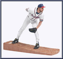 John Smoltz (White Jersey) from McFarlane's Sports Picks - MLB - Series  8 manufactured by McFarlane [Loose]